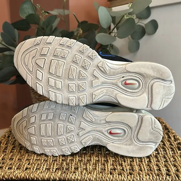 Nike | Air Max 97 | women’s | black | rainbow stitching | 6.5 | tennis Shoes