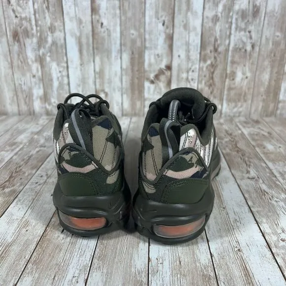 Nike  Air‎ Max 98 camo classic cargo khaki sunset tint black Mens 9