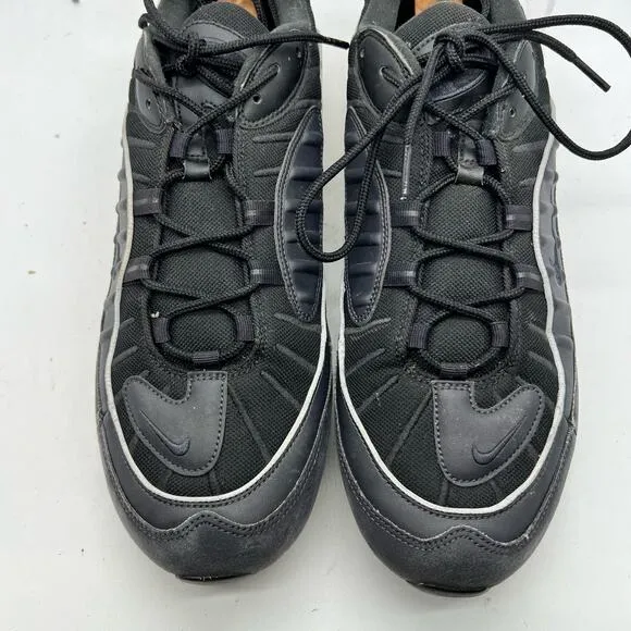 Nike Air Max 98 Shoes Mens 14 Gray Black Athletic Trainer Low Top Sneakers