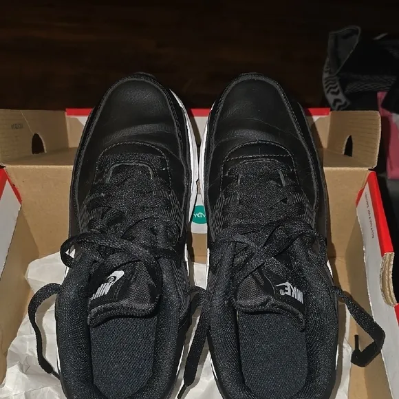 Nike Air Max Black and White Shoes