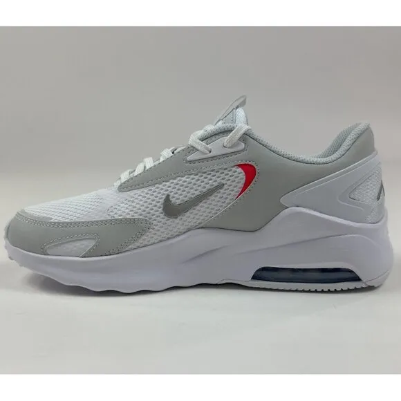 Nike Air Max Bolt Womens White Red Gray Athletic Shoes Sneakers CU4152-102