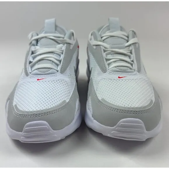 Nike Air Max Bolt Womens White Red Gray Athletic Shoes Sneakers CU4152-102