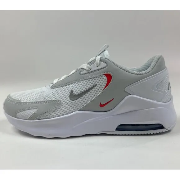 Nike Air Max Bolt Womens White Red Gray Athletic Shoes Sneakers CU4152-102