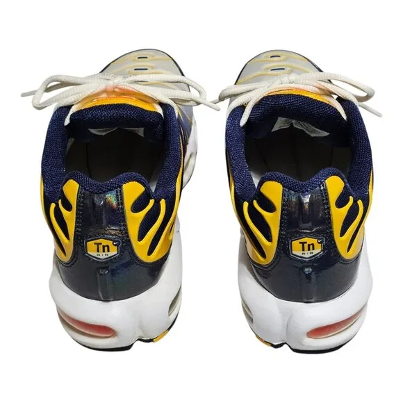 Nike Air Max Plus Tn Men's Size 9 Midnight Navy Tart Gold 306696-481