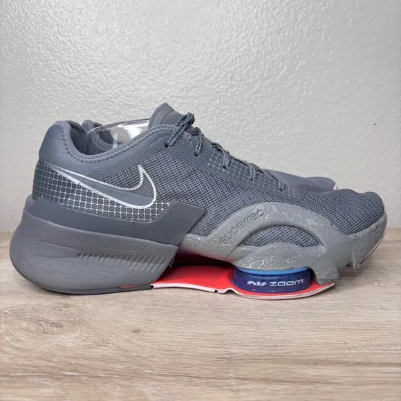 Nike Air Zoom SuperRep 3 Cool Grey‎ Metallic Silver Shoes Size 9
