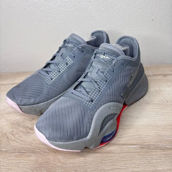 Nike Air Zoom SuperRep 3 Cool Grey‎ Metallic Silver Shoes Size 9