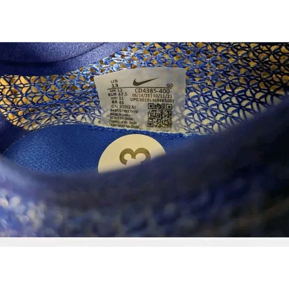 Nike Air Zoom Victory Eliud Kipchoge Blue Track Spikes CD4385-400 Men's 13