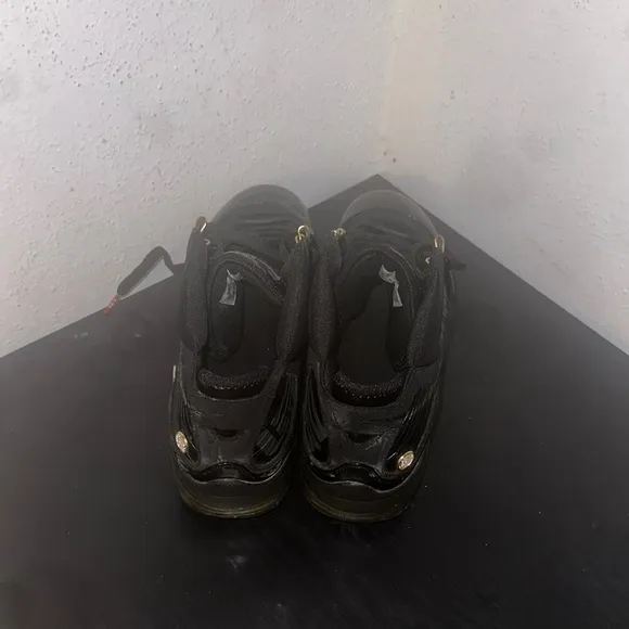 Nike Black and Gold Athletic High-Top Shoes