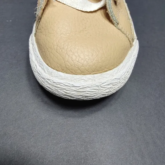 Nike Blazer Mid Premium Leather Linen Summit Tan Retro Sneakers Big Kids Size 7