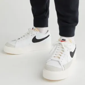 NIKE Blazer white black platform lace up shoes sneakers women’s 8 new