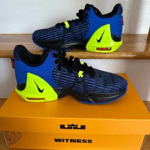 Nike Blue and Yellow Sneakers with Modern Design