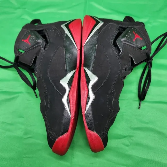 Nike Boys Air Jordan 6.5Y True Flight 343795-003 Black Basketball Shoes Sneakers