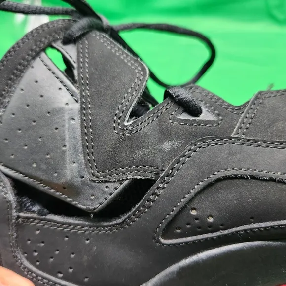 Nike Boys Air Jordan 6.5Y True Flight 343795-003 Black Basketball Shoes Sneakers