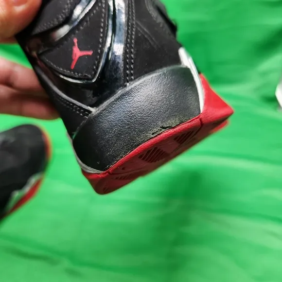Nike Boys Air Jordan 6.5Y True Flight 343795-003 Black Basketball Shoes Sneakers
