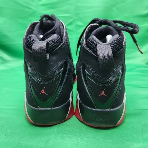 Nike Boys Air Jordan 6.5Y True Flight 343795-003 Black Basketball Shoes Sneakers