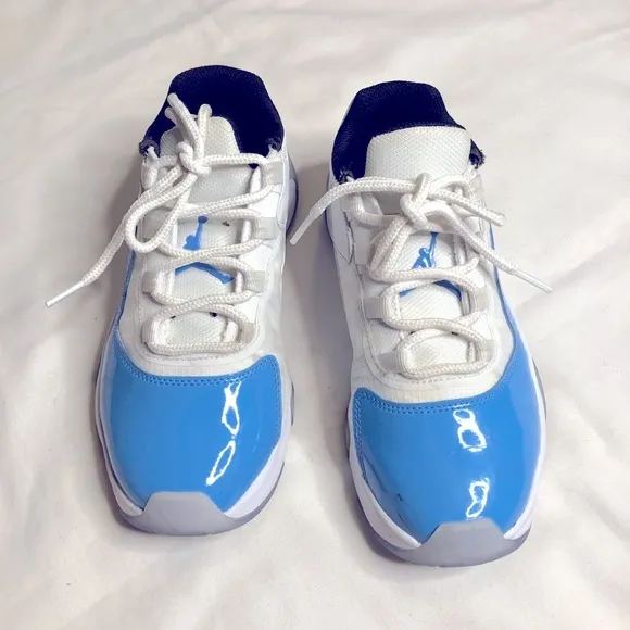 Nike Boys Air Jordan ll CMFT low blue basketball shoes