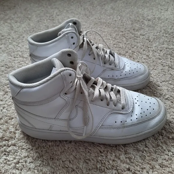 Nike Court Vision Mid Next Nation Shoes white athletic shoes CD5466-100 size 7
