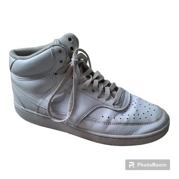 Nike Court Vision Mid Next Nation Shoes white athletic shoes CD5466-100 size 7