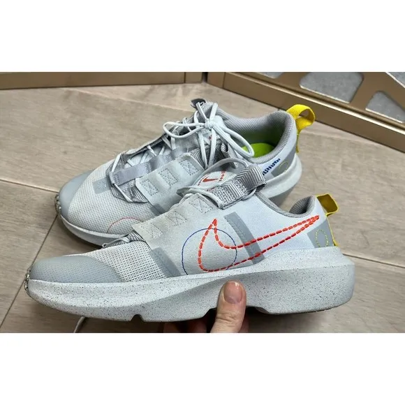 Nike Crater Impact Grey Sneakers Sz 6Y Big Boys Youth Kids Shoes Wm 7.5 DB3551
