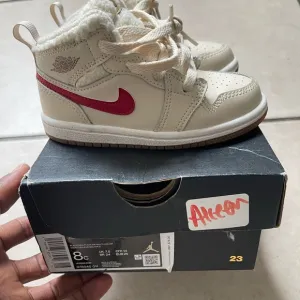 Nike Cream and Red Sneakers Classic Style