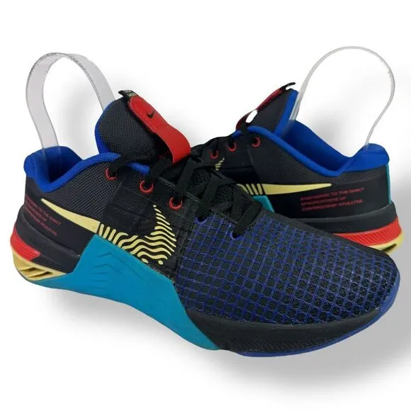 Nike D09328-003 Metcon 8 Anthracite Blue Lightning Sneakers Running Shoes Men 10