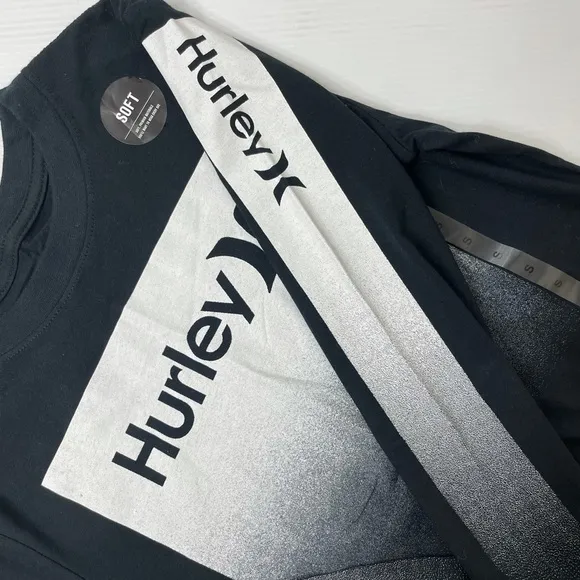 Nike Dri Fit Hurley Athletic Set 2 Pc Long Sleeve Shirt &amp; Jogger Pants Boy Small