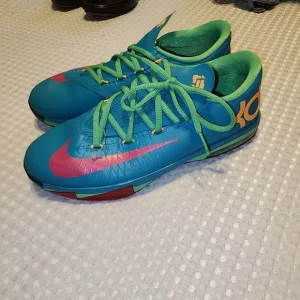NIKE EUC KD 6 G &quot;HERO&quot; TURBO YOUTH SNEAKERS SHOES. SIZE 6.5Y