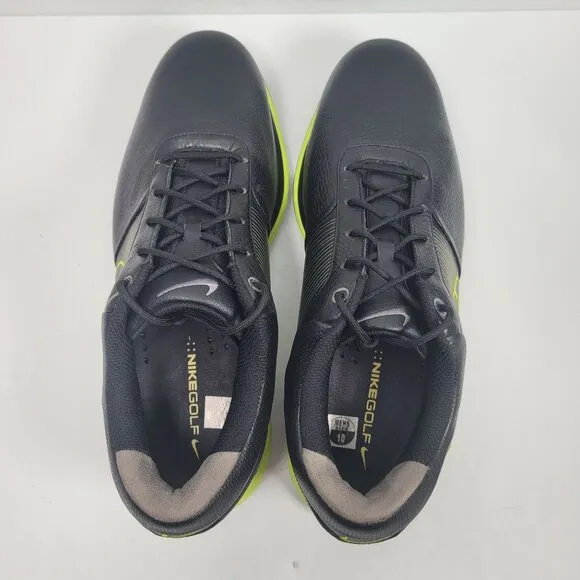 Nike Flywire Lunarlon Men's Black Golf Shoes 418471-003 US Size 10
