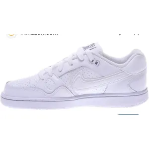 Nike Force Son of Force Triple White Basketball Athletic White Leather Shoes 7Y