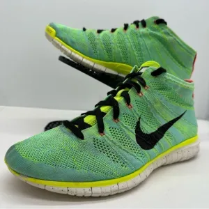 Nike Free Flyknit Chukka PR Mens 12 Hyper Turquoise Running Shoes Sneakers High