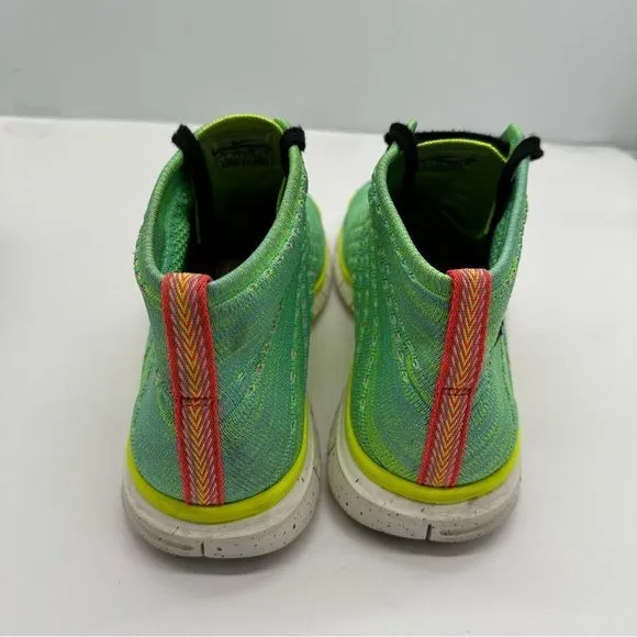 Nike Free Flyknit Chukka PR Mens 12 Hyper Turquoise Running Shoes Sneakers High