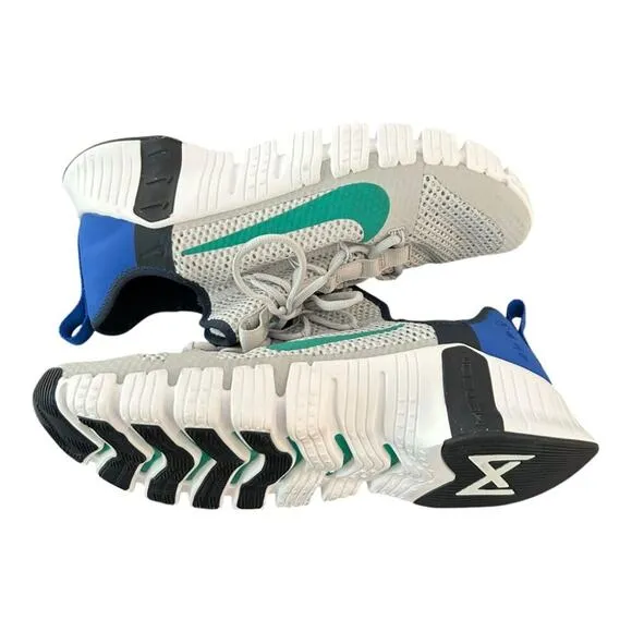 Nike Free Metcon 3 Shoes CJ0861-043 Grey Fog Neptune Green Size 15