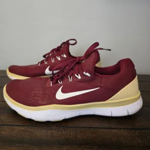 Nike Free Trainer V7 Men Size 9.5 FSU Florida State University Shoes 898049-602