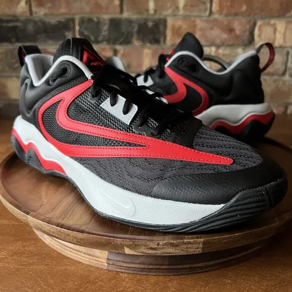 Nike Giannis Immortality 3 Men's 10.5 Bred Black University Red Shoes Sneakers