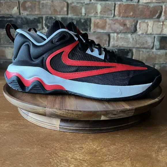 Nike Giannis Immortality 3 Men's 10.5 Bred Black University Red Shoes Sneakers
