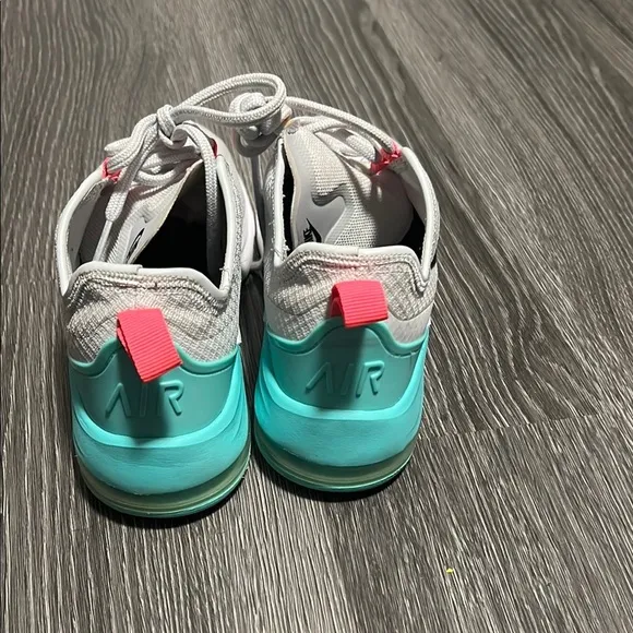Nike Gray and Pink Sneakers with Breathable Upper