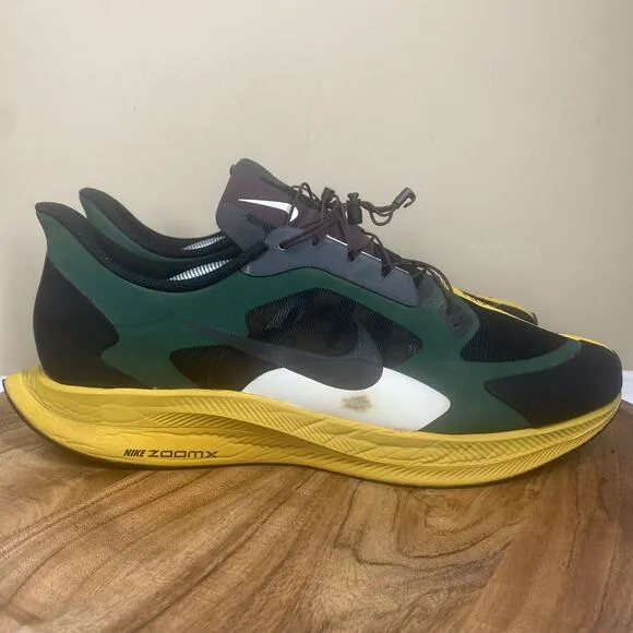 Nike Gyakusou Zoom Pegasus 35 Mens Green And Yellow Size 13 Running Shoes
