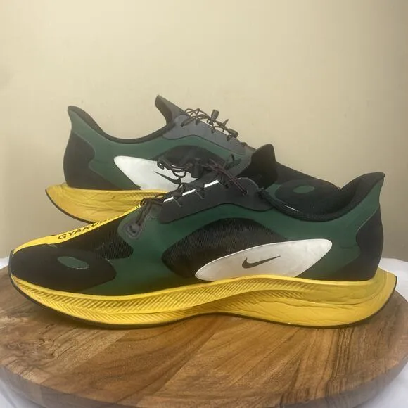 Nike Gyakusou Zoom Pegasus 35 Mens Green And Yellow Size 13 Running Shoes