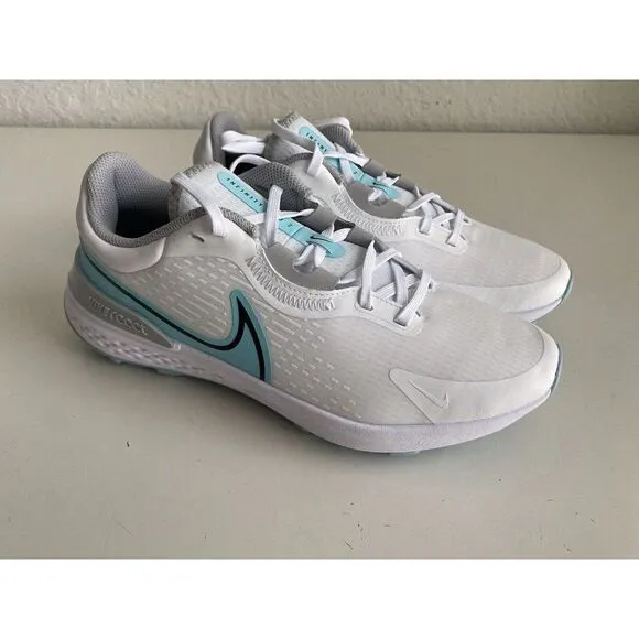 Nike Infinity Pro 2 Wide White Copa Spikeless Golf Shoes Men's Size 9 Wide NEW