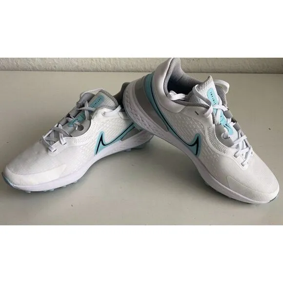 Nike Infinity Pro 2 Wide White Copa Spikeless Golf Shoes Men's Size 9 Wide NEW