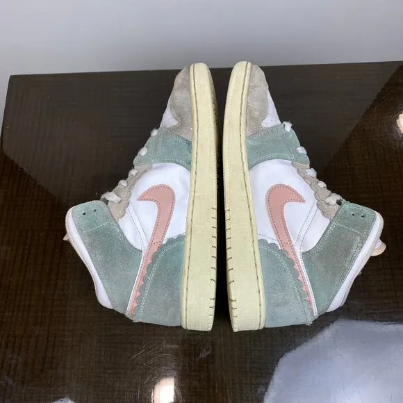 Nike Jordan 1 Mid SE Pink Oxford Sneakers Shoes Youth 6.5Y