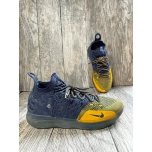 NIKE KEVIN DURANT KD11 CHINESE ZODIAC BASKETBALL SHOES Men Size 10 BLUE GOLD