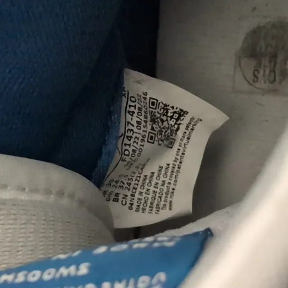 Nike Kid's Jordan 1 Retro High OG Shoes - True Blue / White / Cement Grey