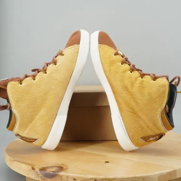 Nike Lebron 12 NSW Lifestyle Mens Size 10 Shoes 'Lion's Mane' Brown Sneakers
