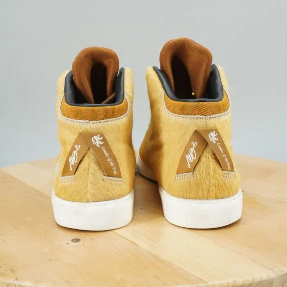 Nike Lebron 12 NSW Lifestyle Mens Size 10 Shoes 'Lion's Mane' Brown Sneakers