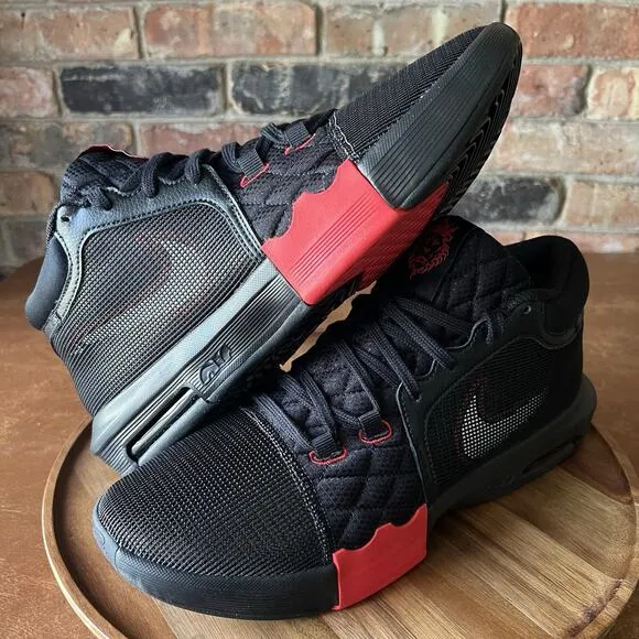 Nike LeBron Witness 8 Bred Men's Size 12 Basketball Shoes
