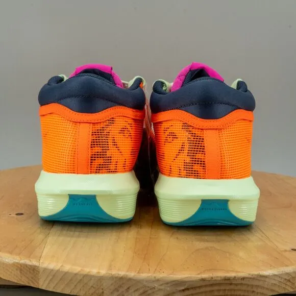 Nike LeBron Witness 8 Mens Size 11.5 Shoes Orange Fuchsia Green Sneakers