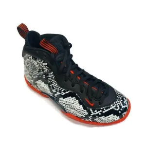Nike Little Posite One Shoes Size 4.5Y Womens Size 6 Albino Snakeskin 644791-104