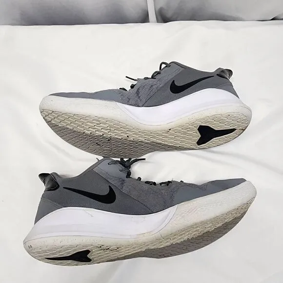 Nike Mamba Fury Basketball Shoes Sneakers men's Size 17 Gray Black