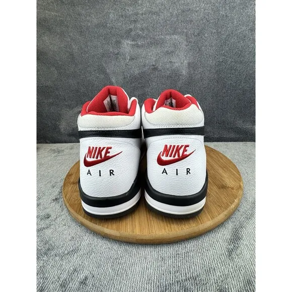 Nike Mens Air Flight Legacy Size 13 Shoes White Black Basketball Hoops Sneakers